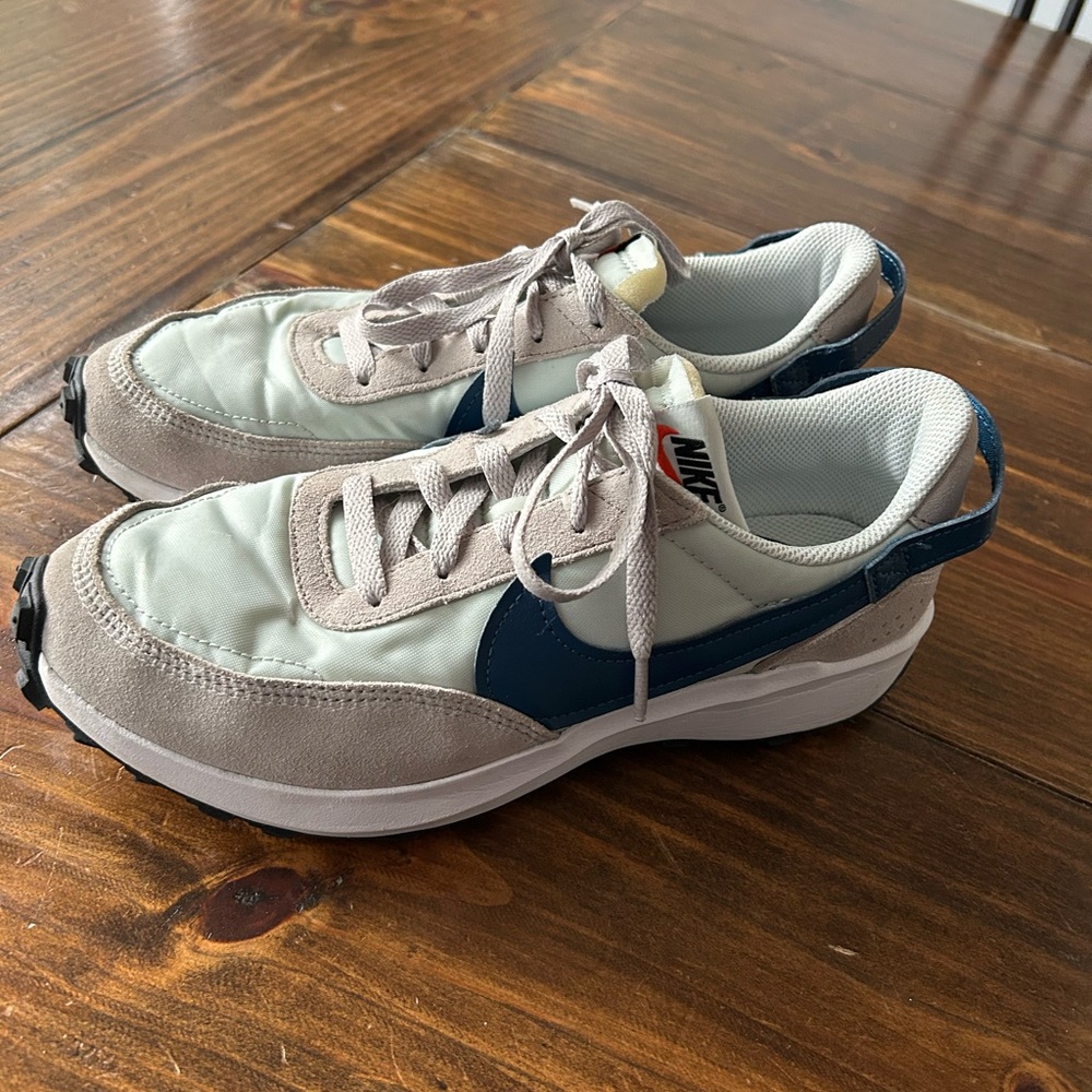 Nike Gray and Navy Athletic Shoes